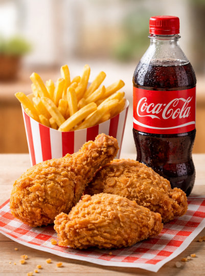 3pcs + Chips + 500 ML Soda